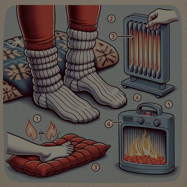 Quelles sont les techniques les plus efficaces pour réchauffer ses pieds par temps froid?