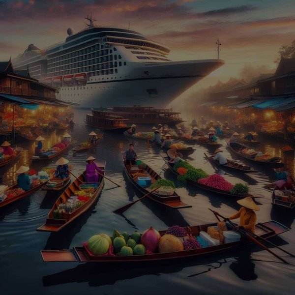 Comment trouver une croisière offrant des excursions à la découverte des marchés flottants asiatiques ?