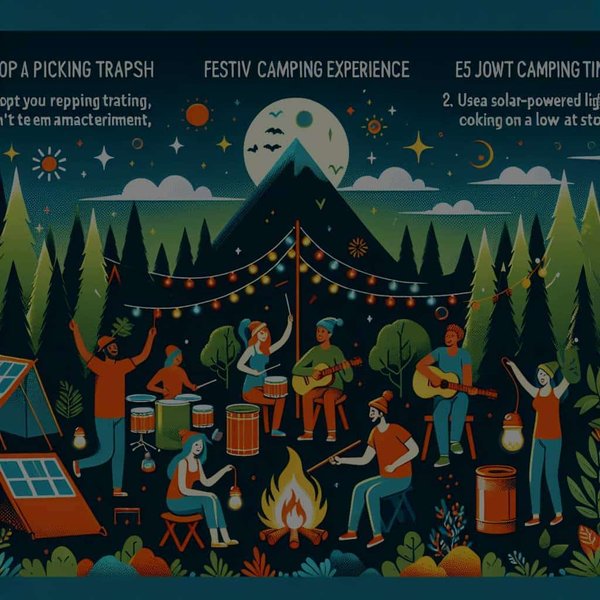 Quelles sont les astuces pour un camping festif sans nuire à l'environnement local?