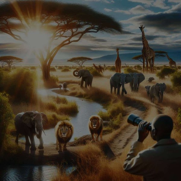 Où observer la faune sauvage dans son habitat naturel sans la déranger en Tanzanie?