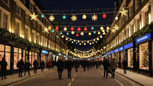Décorations noël londres : découvrez les lumières festives !